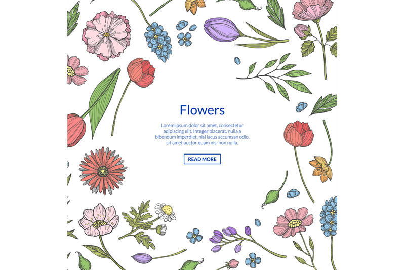 vector-hand-drawn-flowers-background-with-place-for-text-illustration