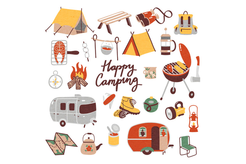 camping-doodles-amp-pattern