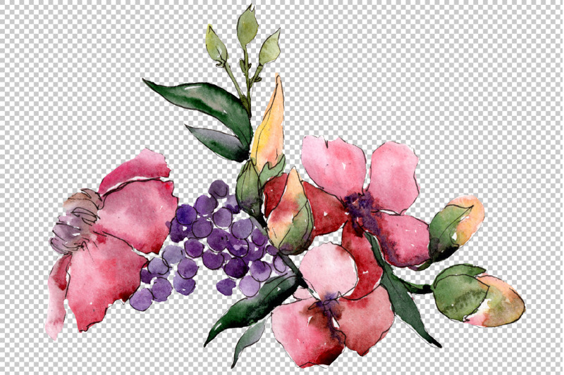 bouquet-pearl-beauty-watercolor-png