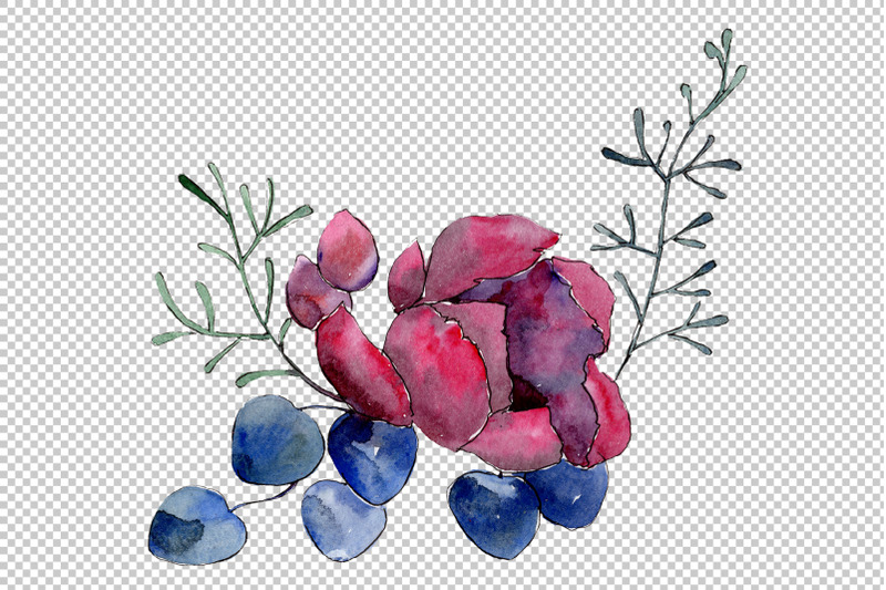 bouquet-pearl-beauty-watercolor-png