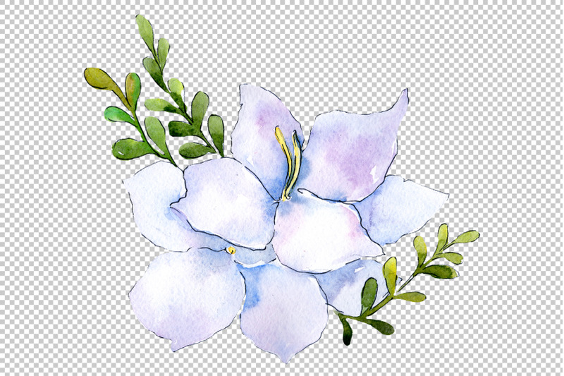 bouquet-modest-smile-watercolor-png