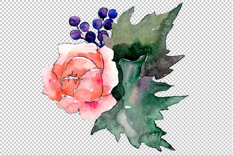 bouquet-modest-smile-watercolor-png