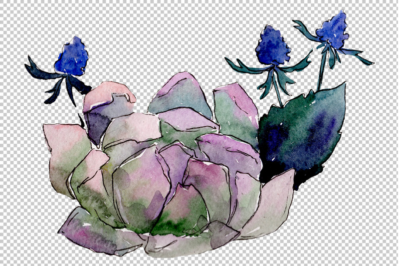 bouquet-gentle-rustle-watercolor-png