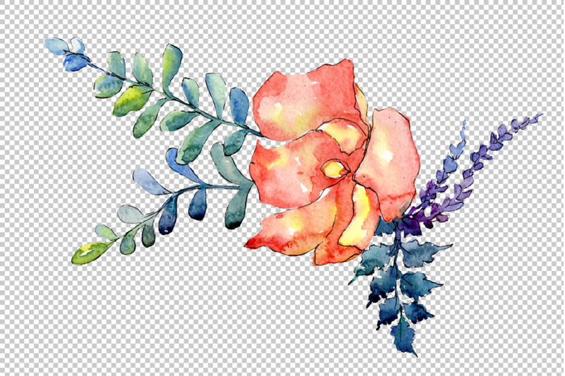 bouquet-chainmail-of-love-watercolor-png