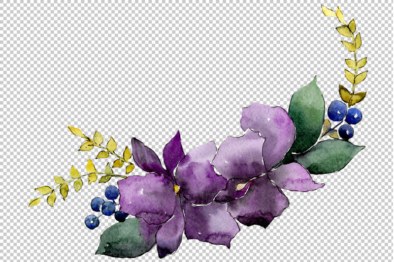 bouquet-chainmail-of-love-watercolor-png