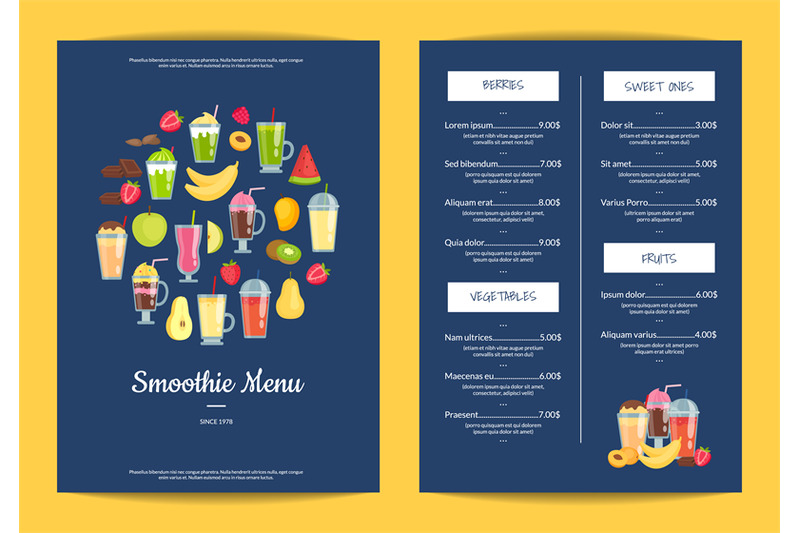 vector-flat-smoothie-elements-cafe-or-restaurant-menu-template-illustr