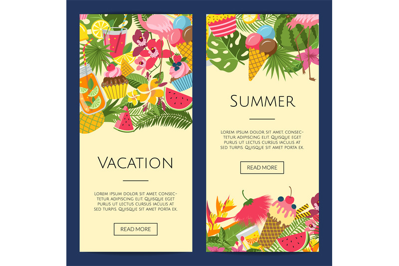 vector-summer-cocktails-flamingo-palm-leaves-on-banner