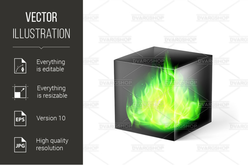 cube-with-fire-flames