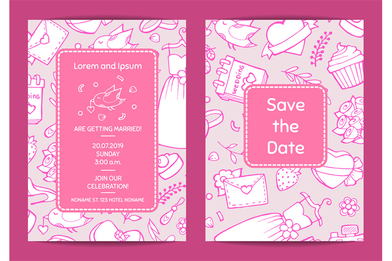 vector-doodle-wedding-invitation-template-card-illustration