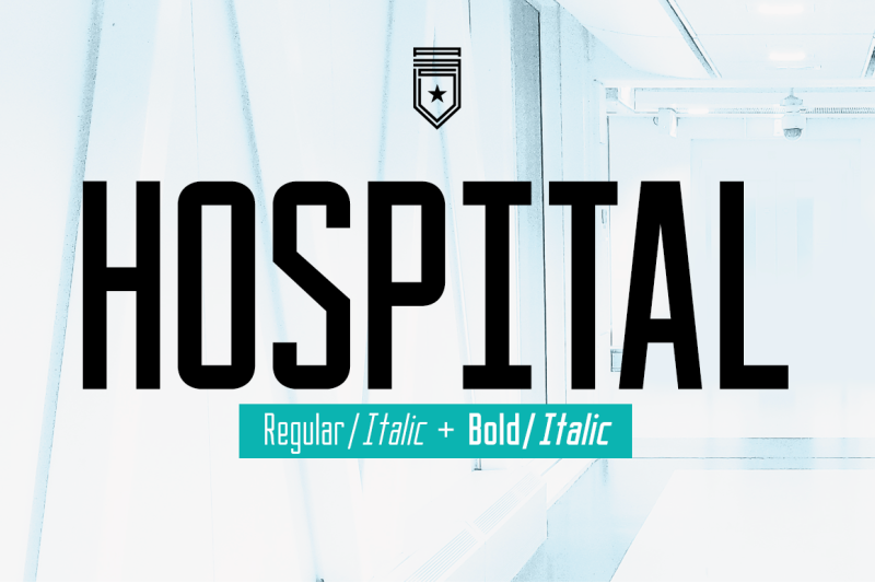 hospital-typeface
