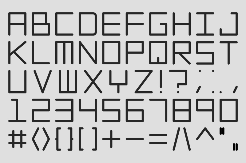 vector-digital-alphabet-set