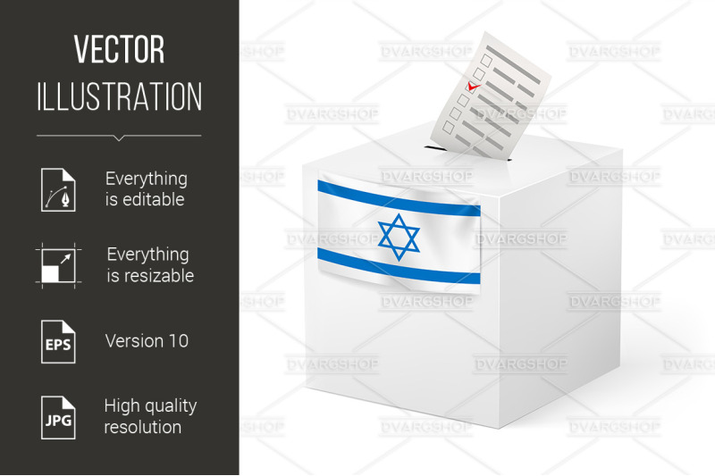 ballot-box-with-voicing-paper-israel