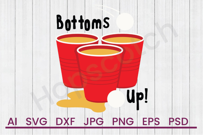bottoms-up-svg-file-dxf-file