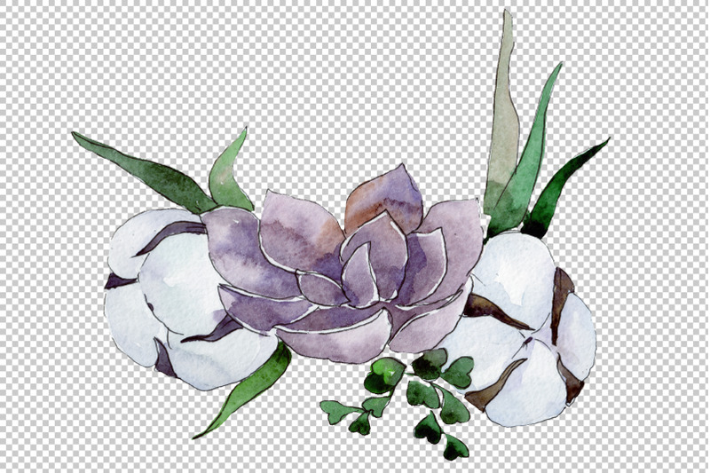 bouquet-summer-nights-watercolor-png