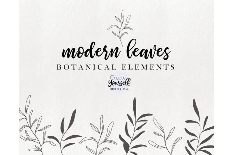 modern-botanical-illustrations-doodle-branch-clipart-floral-element