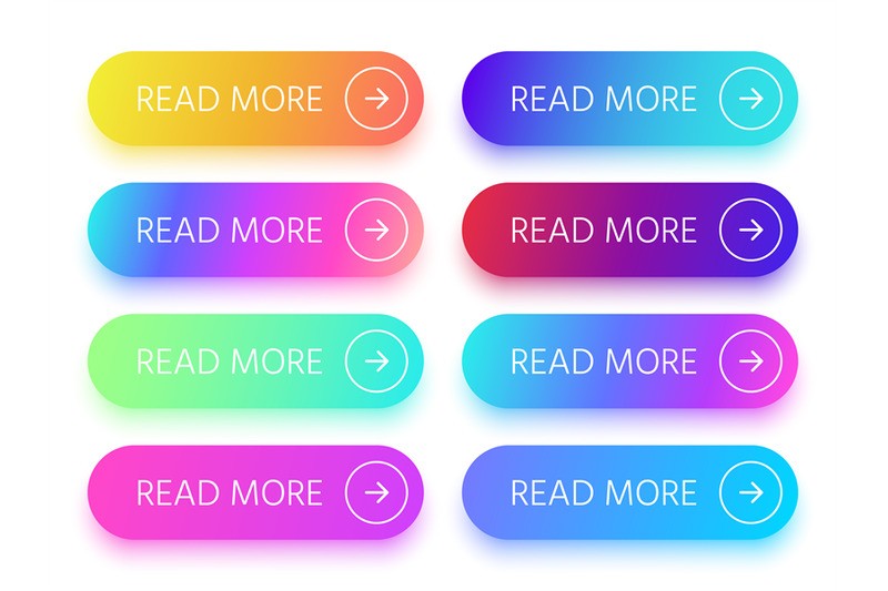 colorful-buttons-with-read-more-sign-and-arrow-icon-action-button-wit