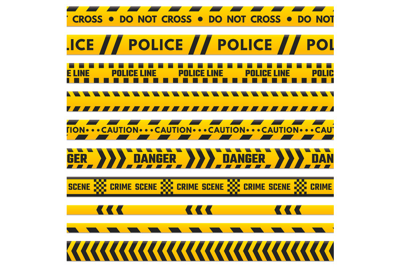 police-black-and-yellow-line-do-not-cross-barricade-boundary-isolated