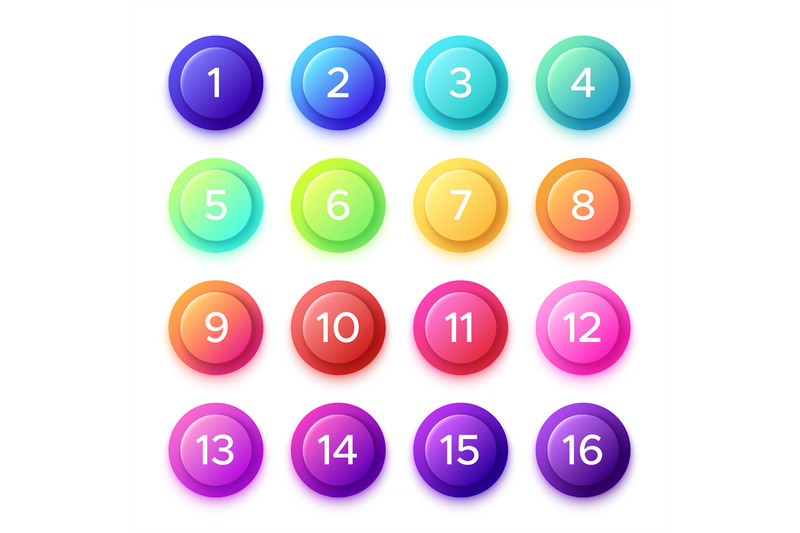 pointing-number-on-gradient-bullet-button-icon-colorful-3d-circle-but