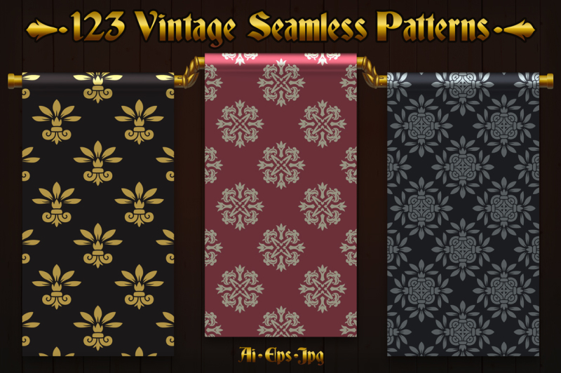 123-vintage-seamless-vector-patterns