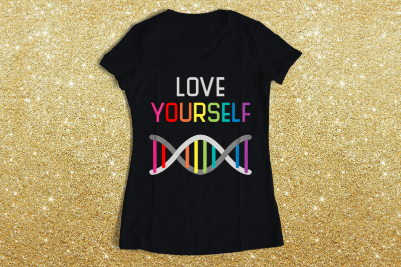 lgbt-love-yourself-rainbow-dna-svg-png-dxf