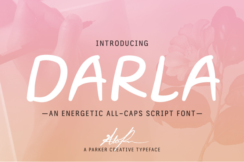 darla-script-handwritten-font