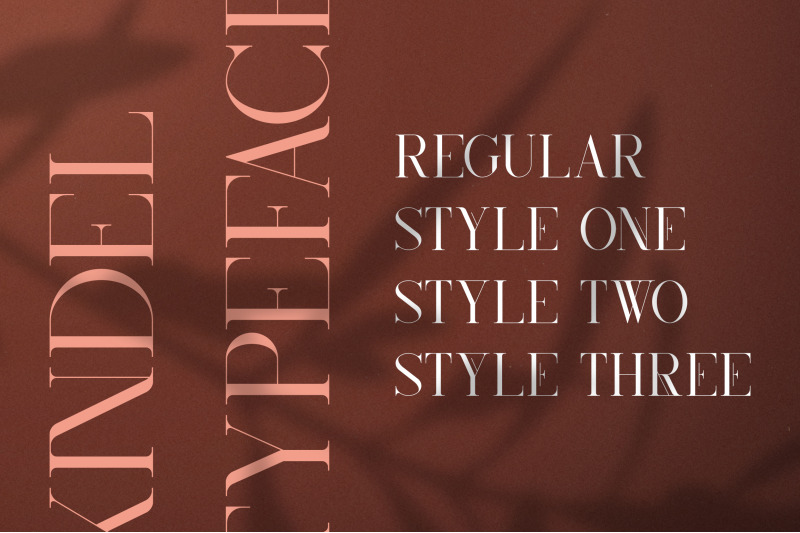 kindel-serif-typeface-4-styles