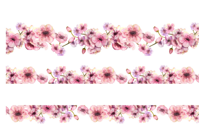 sakura-branch-seamless-background