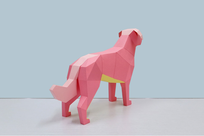 diy-golden-retriever-dog-3d-papercraft