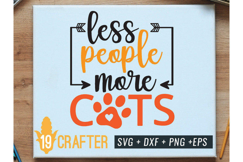 less-people-more-cats-svg-cut-file