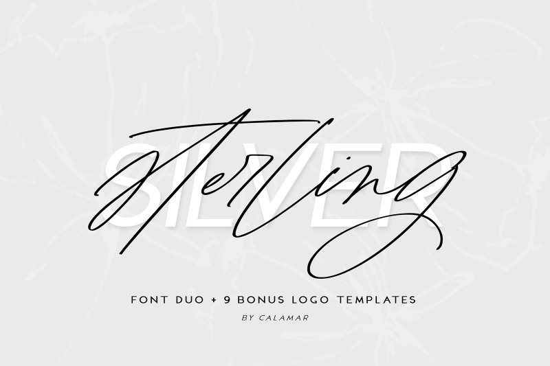Download Sterling Silver Duo Font Family From Calamar Download Sterling Silver Duo Font Family From Calamar