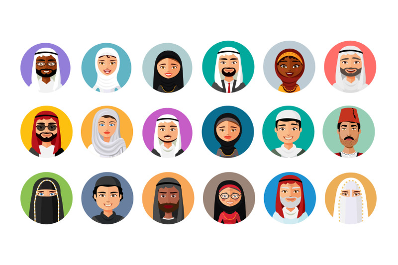 18-flat-amp-middle-eastern-avatars