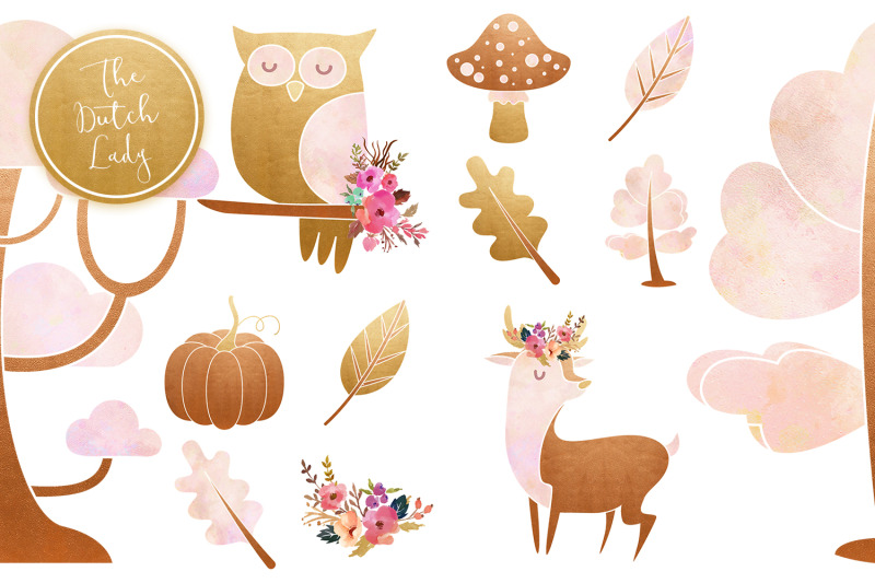 enchanted-fairy-forest-clipart-set
