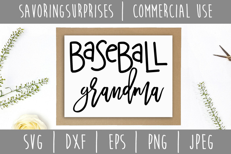 Download Baseball Grandma SVG, DXF, EPS, PNG, JPEG By ...