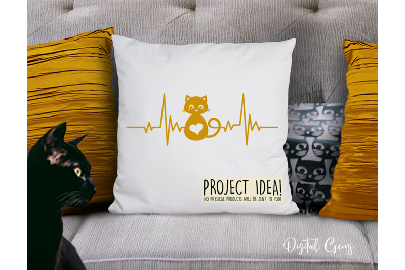 cat-and-paw-print-heart-beat-designs