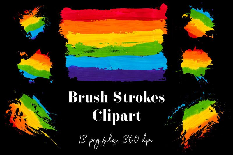 rainbow-brush-strokes-clipart