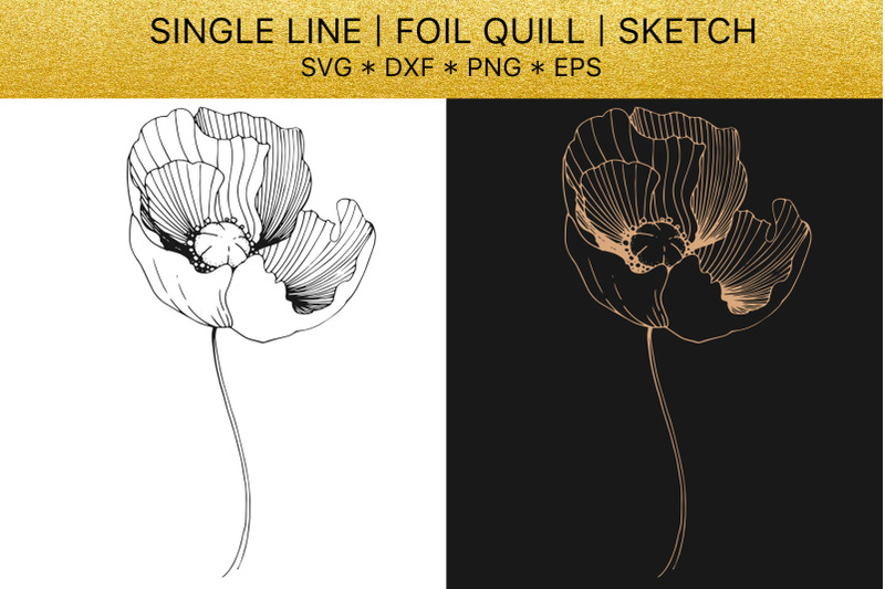 foil-quill-svg-golden-crystals-single-line-design