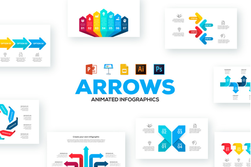 arrows-animated-infographics