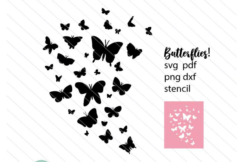 Free Free 349 Cricut Silhouette Butterfly Butterfly Wreath Svg SVG PNG EPS DXF File