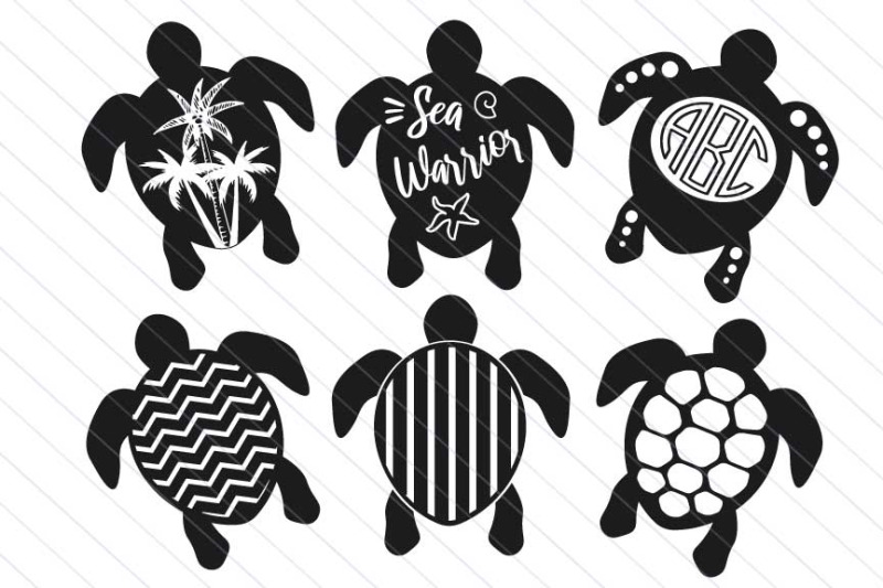 Turtles svg turtle silhouette vector clipart, turtle ...