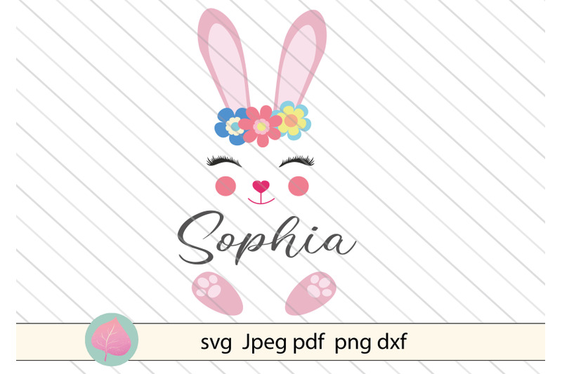 Download Bunny svg cut file, split frame svg for kids By Betta ...