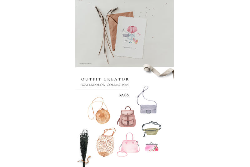 outfit-creator-watercolor-fashion-clothes-set