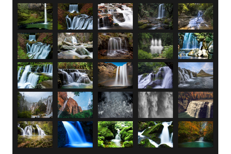200-high-quality-waterfall-water-digital-photoshop-overlays