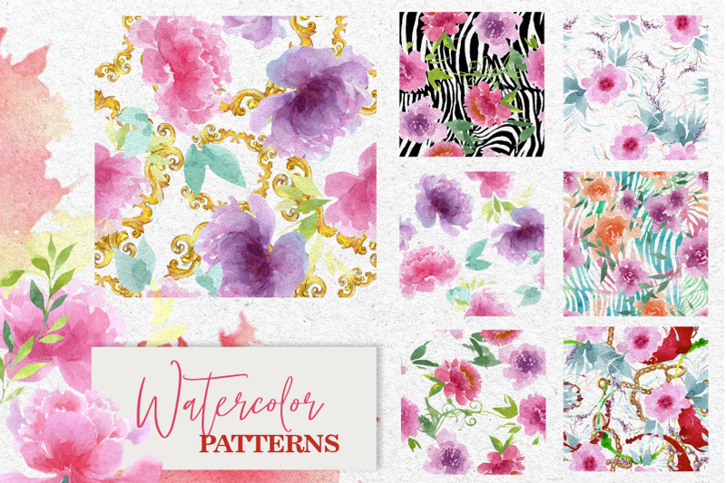 watercolor-pink-peonies-png-collection