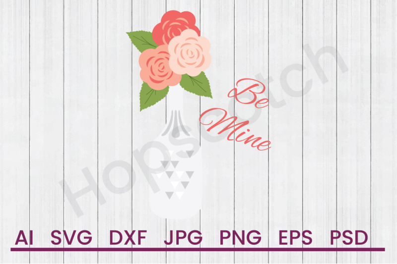be-mine-roses-svg-file-dxf-file