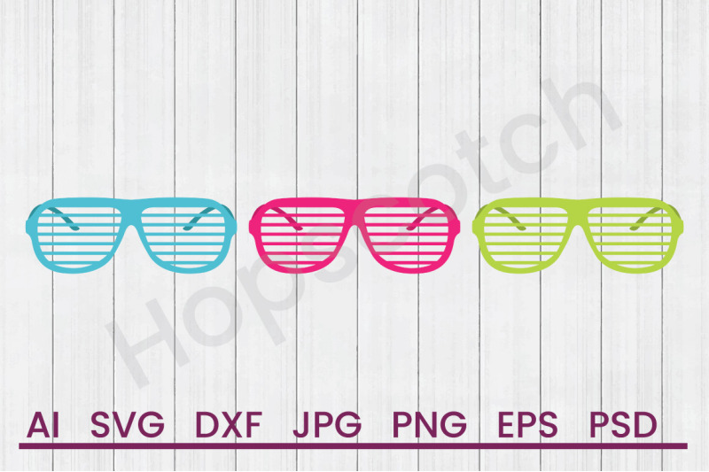 sunglasses-svg-file-dxf-file