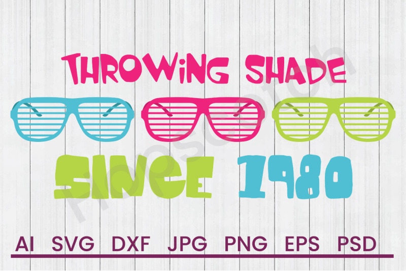 throwing-shade-svg-file-dxf-file