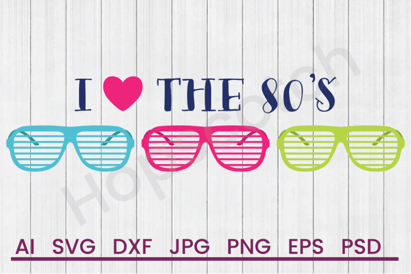 love-the-80s-svg-file-dxf-file