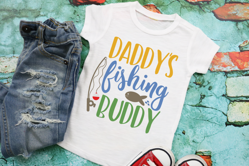 Daddy's Fishing Buddy SVG By Morgan Day Designs ...