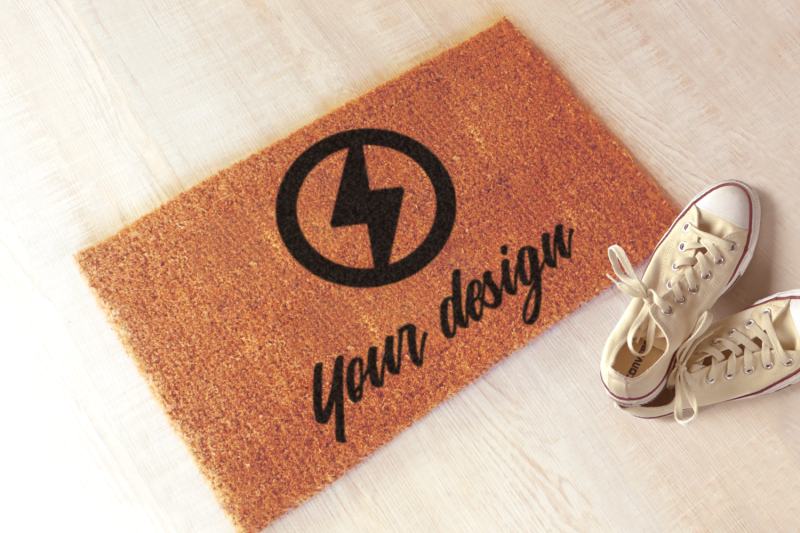 Free Welcome Mat | Mock Up (PSD Mockups)