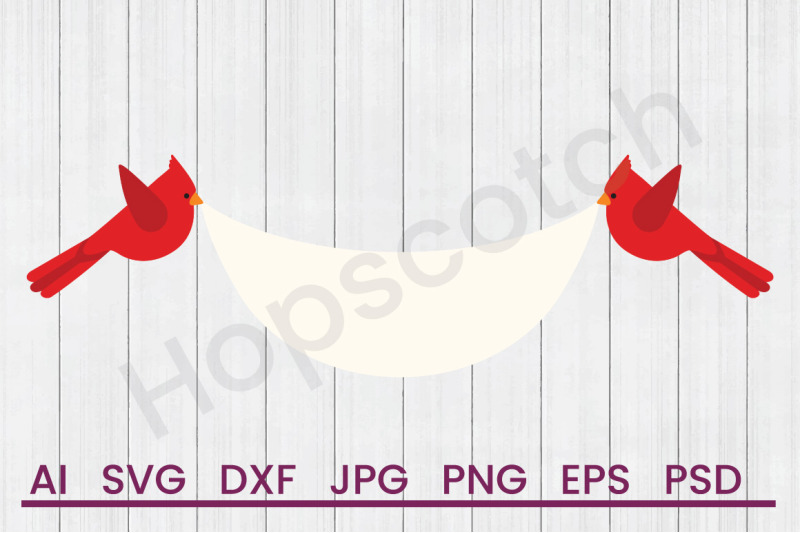 cardinal-banner-svg-file-dxf-file